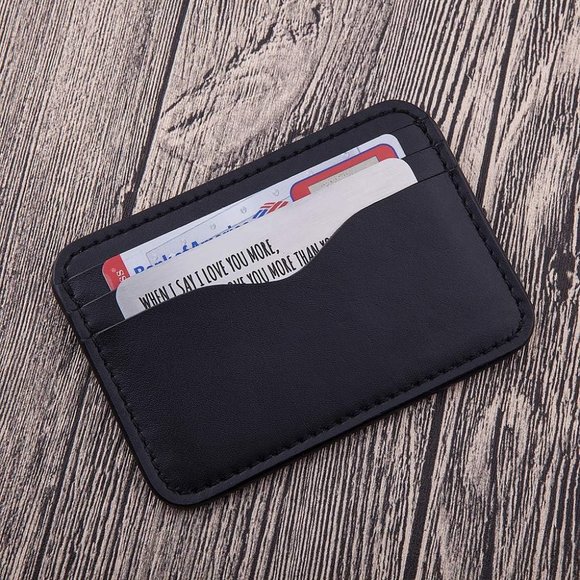 Wallet Insert Card Gifts for Men Husband from Wife Girlfriend Boyfriend Birthday - Picture 6 of 7